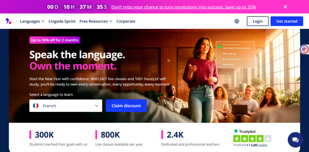 Frans Leren Bij Lingoda Online Language Courses