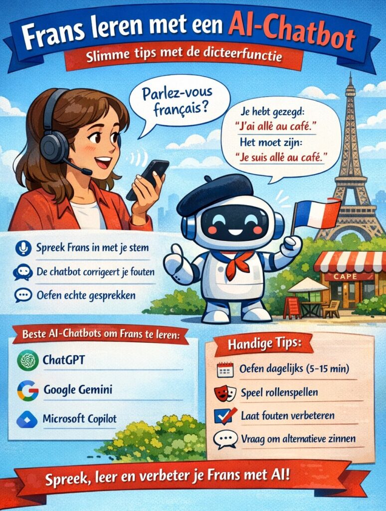 Frans leren met een AI-chatbot